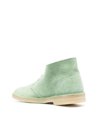 Bottines chukka en daim vert menthe Clarks Originals