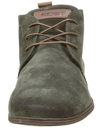 Bottines chukka gris foncé Kost