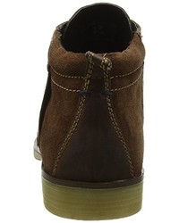 Bottines chukka marron foncé Bugatti