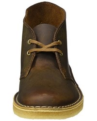 Bottines chukka marron foncé Clarks Originals