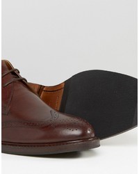 Bottines chukka marron foncé Selected