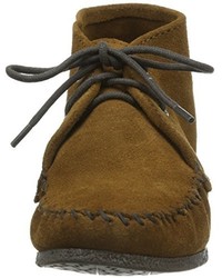 Bottines chukka marron foncé Minnetonka