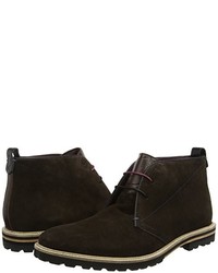 Bottines chukka marron foncé Ted Baker