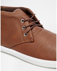 Bottines chukka marron Asos