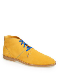 Bottines chukka moutarde