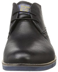 Bottines chukka noires Bugatti