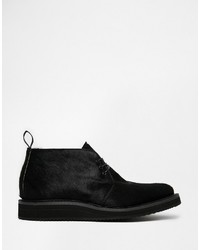 Bottines chukka noires Asos