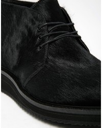 Bottines chukka noires Asos