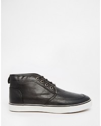 Bottines chukka noires Asos