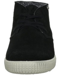 Bottines chukka noires Victoria