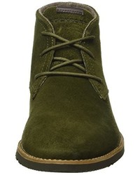 Bottines chukka olive Rockport