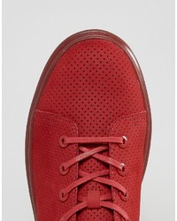 Bottines chukka rouges Dr. Martens