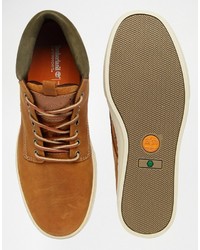 Bottines chukka tabac Timberland