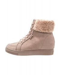 Bottines compensées grises Mtng