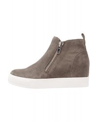 Bottines compensées grises Steve Madden