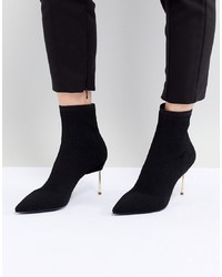 Bottines élastiques noires Kurt Geiger London