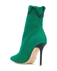 Bottines élastiques vert foncé Malone Souliers