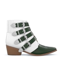 Bottines en cuir blanches Toga Pulla