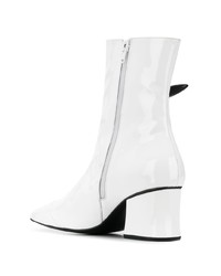 Bottines en cuir blanches Dorateymur