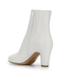 Bottines en cuir blanches Maison Margiela