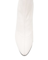 Bottines en cuir blanches Giuseppe Zanotti Design