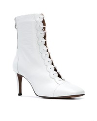 Bottines en cuir blanches L'Autre Chose