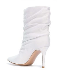 Bottines en cuir blanches Gianvito Rossi