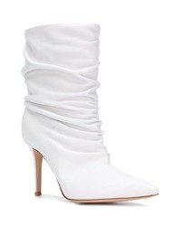 Bottines en cuir blanches Gianvito Rossi