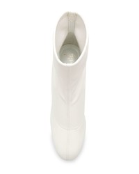 Bottines en cuir blanches Giuseppe Zanotti Design