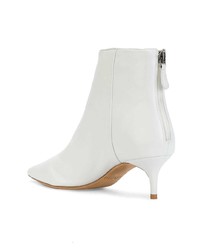 Bottines en cuir blanches Alexandre Birman