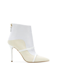 Bottines en cuir blanches Malone Souliers