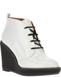 Bottines en cuir blanches Marc by Marc Jacobs
