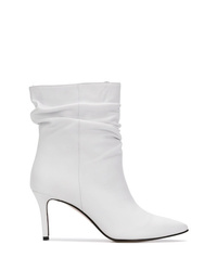 Bottines en cuir blanches Marc Ellis