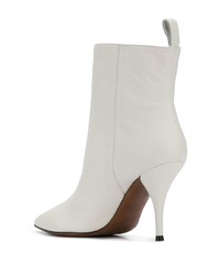 Bottines en cuir blanches L'Autre Chose