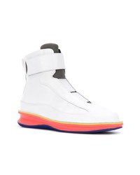 Bottines en cuir blanches Camper Lab