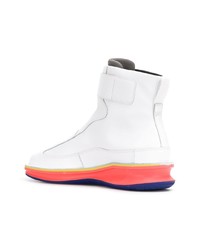 Bottines en cuir blanches Camper Lab