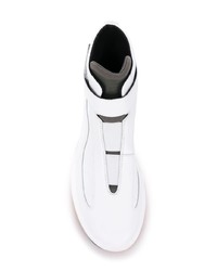 Bottines en cuir blanches Camper Lab