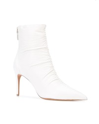 Bottines en cuir blanches Alexandre Birman