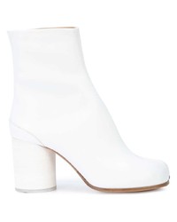 Bottines en cuir blanches Maison Margiela