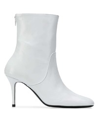 Bottines en cuir blanches Dorateymur