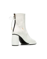 Bottines en cuir blanches Reike Nen