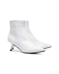 Bottines en cuir blanches Alchimia Di Ballin