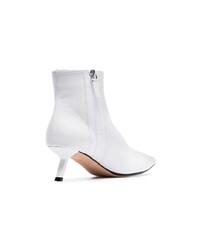 Bottines en cuir blanches Alchimia Di Ballin