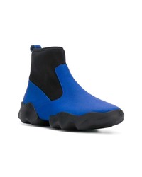 Bottines en cuir bleues Camper