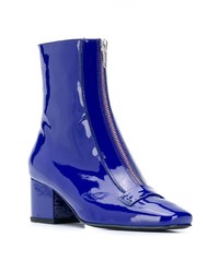 Bottines en cuir bleues Dorateymur