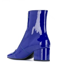 Bottines en cuir bleues Dorateymur