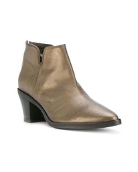 Bottines en cuir dorées Fiorentini+Baker