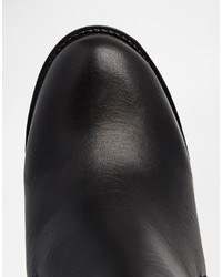 Bottines en cuir épaisses noires KG by Kurt Geiger