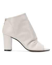 Bottines en cuir grises Marc Ellis