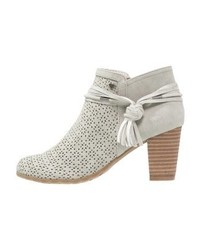 Bottines en cuir grises Tom Tailor
